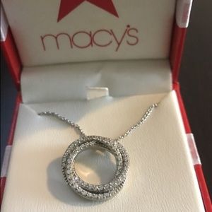 Genuine diamond necklace new